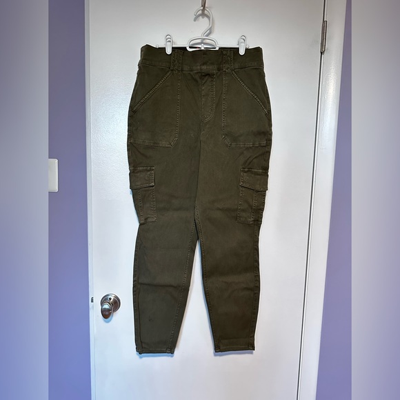 SPANX TWILL ANKLE CARGO PANT - Picture 3 of 5